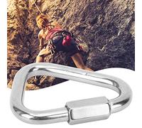 ZJchao Carabinador de Servicio Pesado, Triángulo Rápido Triángulo Carabinador de Acero Inoxidable Catabinador para Caminatas Camping Outdoor Equipment