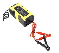 ZJchao Cargador de BateríA de Coche de 12 V, Mantenedor de BateríA Inteligente Automático de 6 A con Potente Tecnología de Reparación por Pulsos y Pantalla (Enchufe de la UE)