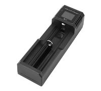 ZJchao Cargador de Batería Recargable de Iones de Litio y NiMH para Celdas 14500 16340 26650, Compatible con Baterías AA AAA 3,7 V 1,2 V Estación de Carga Inteligente Universal