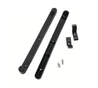 ZJchao Carriles Ocultos para Cajones Montaje Lateral 9.8 Pulgadas Rieles de Armario PP para Estantería Librería Armario Negro