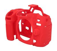 ZJchao Cáscara de Cubierta Protectora de la Cámara de Silicona para D7000 Anti-Slip-Resistante a Prueba de Polvo Durable Durable Ligera Liviana (Rojo)