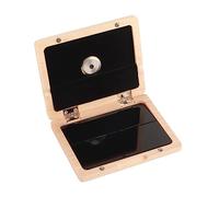 ZJchao Case de Caña de Saxo Alto, Caña de Madera 5 con Caja de Almacenamiento con Estuche Higrómetro Saxofón Saxofón Saxófono (Color de madera)