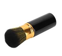 ZJchao Cepillo de Maquillaje Retráctil, Fibra con Tapa Retráctil Kabuki Pincel Kabuki Pincel para Maquillador (BLACK)