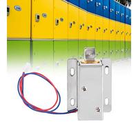 ZJchao Cerradura de Puerta Magnética, Cerradura Electromagnética DC 12 V de Control Eléctrica en Miniatura Magnética con 4 Tornillos para la Instalación de Varias Cajas, Gabinetes y Cajones