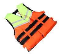 ZJchao Chaleco de Vida Adulta con Chaleco Salvavidas de Whistle Orange para Adultos y Niños Actividades Acuáticas Ayuda Ayuda de Empalme Diseño de Tela Oxford Polyetilen Foam