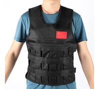 ZJchao Chaleco Ponderado, Chaleco de Peso Ajustable, Entrenamiento de Fuerza Corriendo en Ves de Peso de Pesas de Pesado para Hombres y Mujeres para Correr Al Gimnasio Caminando en Casa (BLACK)