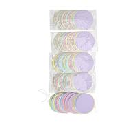ZJchao Circulos Guirnalda Papel Guirnalda de Papel con Puntos Circulares de Colores, Juego de 5 Serpentinas Colgantes en Colores Pastel Reutilizables y Duraderas para Decoración de Fiesta de