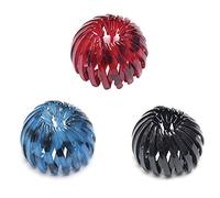 ZJchao Clips para el Cabello de Pájaros Soporte de Geométrica Vintage 3pcs café Verde Naranja Negro para Fiestas (Colores variados #27)