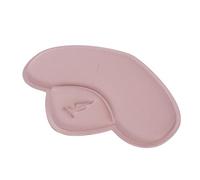 ZJchao Cojín de Espuma EVA para la Parte Inferior de la Espalda, Almoha Lumbar de Media Luna para Corrección de Postura, Comodidad Transpirable, Rosa y Morado
