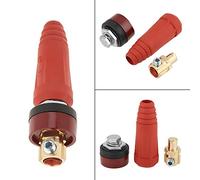 ZJchao Conectores de Plomo de Soldadura, 1 PCS DKJ35-50 Ajuste Rápido Conector del Cable de Soldadura TIG Conector con el Cable de Soldadura del Cable Conector Cable de Enchufe Rápido para Máquina