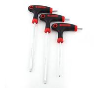 ZJchao Conjunto de Llave Hexadecimal de Bicicleta de 3 Piezas, Llave M4 M6 M6 T-Handle Allen, con de Plástico Ergonómico para la Reparación de Bicicletas en el Hogar y el Uso de la