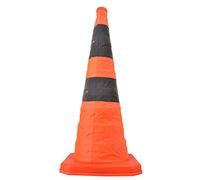 ZJchao Conos de Tráfico Vial Conos de Seguridad Plegables Tira Reflectante de Alta Visibilidad Base de Plástico ABS Duradera para Gestión del Tráfico Sitios de Construcción