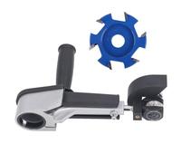 ZJchao Convertidor de Amoladora Angular Manual, Soportes para Amoladora Angular, Base de, Juego de Convertidor de Ajustable para Adaptador de Máquina de Tallar con Accesorios para Esculpir Ranuras