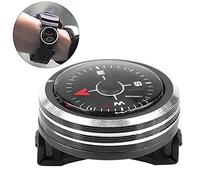 ZJchao Correa de Reloj Mini Brújula de Muñeca Liviana de su Marca Diseño de Aleación de Aluminio Herramienta de Navegación Compacta para Exteriores para Acampar Senderismo Ciclismo