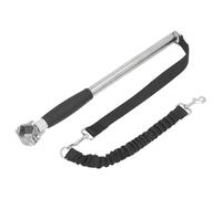 ZJchao Correo de Bicicleta para Perros Retráctil Correa para la Mano de la Bicicleta con la Bicicleta Libre de Perros para Correr con Ciclismo con Banda de Acero Inoxidable de Banda