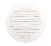 ZJchao Cubierta de Ventilación de Metal Redonda con Diseño a Prueba de Lluvia para Conducto de Escape, Rejilla de Ventilación de Hierro Horneado Antioxidante para Campana Extractora de (150mm Hierro)