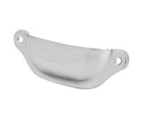 ZJchao de de de Concha de Tracción Antigua Manija de Cajón de Hierro Material de Hierro Estilo Chino Semicircular para la Estantería del Cofre de Medicina con Tornillos Incluidos (SILVER)