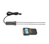 ZJchao Detector de Agua, Medidor de Agua de Agua Inteligente Medidor de Agua de Agua ABS con Compensación Automática de Temperatura para Probar el Trigo, el Arroz y el Maíz