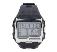 ZJchao Digital Sport Watch LED Night Light Stopwatch Calendario Semanal de 50 M Scratch a Prueba de Golpes con Pantalla Cuadrada Grande para Hombres Camping de Senderismo de Aventura (Silver)