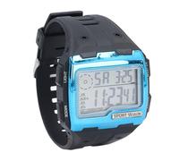 ZJchao Digital Sport Watch LED Night Light Stopwatch Calendario Semanal de 50 M Scratch a Prueba de Golpes con Pantalla Cuadrada Grande para Hombres Camping de Senderismo de Aventura (Blue)