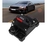 ZJchao Disyuntor Reiniciable, 12V 30A/40A/60A Audio Estéreo para Automóvil Disyuntor en Línea Reiniciable Estéreo Fusible de Autorecuperación (30A)