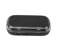 ZJchao Divisor de Tabletas Cortador de Tabletas Divisor de Pastillas con Ranura de Guía Centrada para Pequeñas y Grandes Cortador Portátil de Acero Inoxidable de 2 Mm a 15 Mm (BLACK)