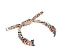 ZJchao Elegante Pulsera de Repuesto para Reloj Inteligente Elástico de Nailon Bohemio Tejido a Mano para Mi Band 8, Ligera, Transpirable, Perfecta Compatibilidad (Camuflaje del desierto)