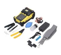 ZJchao Empalmadora Máquina de Soldadura de Fibra óptica Empalme Rápido Portátil de Alta Precisión Baja Pérdida para Ingeniería de Redes de Telecomunicaciones Modelo (Enchufe europeo de 100 a 240 V.)