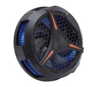 ZJchao Enfriador de Semiconductores, Ventilador de Refrigeración del Radiador del Teléfono con Pantalla Digital Magnética de 10CM con Glaseado para Tableta, Tarjeta Gráfica, Teléfono