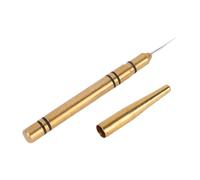 ZJchao Engrasador de Relojes de Latón, Herramienta Profesional de Lubricación de Pluma de Aceite para Relojes con Estuche Protector para Máquina de Coser Relojero Construcción de Latón