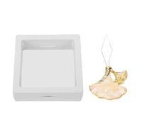 ZJchao Enhebrador de Agujas de Coser Práctica Herramienta de Enhebrado de Costura Enhebrador Rápido con Diseño de Metal de Hoja de Ginkgo para Coser, Tejer, Manualidades y (con diamantes de imitación)