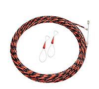 ZJchao Enhebrador de Cables Eléctricos, Cinta de Pescado de 15M, Líder Flexible con Terminales Intercambiables para Conductos de Suelo de Pared Eléctricos de Telecomunicaciones
