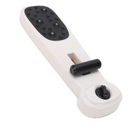 ZJchao Entrenador de de Pie, Resistencia Ajustable 2 en 1 Ejercitador de Pie con Rodillo de Masaje Incorporado para Pies Planos, Arcos Altos, Adultos, Hogar, Oficina, Viajes (White)