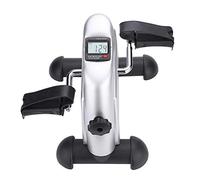 ZJchao Entrenador de Pedal de Pie a Mano, Mini Bicicleta de Ejercicios, Ejercicio de Pedal de Bicicleta de Escritorio, Mini Bicicleta de Ejercicio Portátil con Pantalla LCD para el