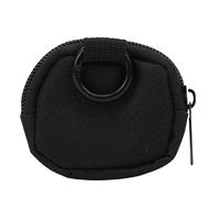 ZJchao Estuche para Audífonos, Bolsa Protectora de Almacenamiento con Forro Antiestático y Llavero Desmontable, Funda de Viaje Portátil para Amplificadores Auditivos, Negro