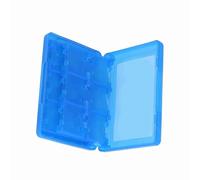 ZJchao Estuche para Juegos 28 Estuche para Tarjetas de Juego de Plástico PP de 28 Pulgadas para/DS/DSI/LL - Caja de Almacenamiento para Cartuchos de Juegos, Tarjetas SD y TF (Blue)