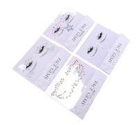 ZJchao Etiqueta Engomada de las Gemas de la Cara Diamantes de Imitación Autoadhesivos Cabello Brillante para los Ojos Joyas para el Cuerpo para Fiestas Rendimiento Multifuncional