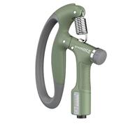 ZJchao Fortalecedor de Agarre Manual, Entrenador Ajustable de 10-100 Kg de Fuerza de Agarre, con Counter para el Entrenamiento de la Muñeca de la Muñeca de la Muñeca del Gimnasio en (GREEN)