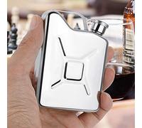 ZJchao Frasco para Hombres, Frasco de Licor, de Vino de Acero Inoxidable, de Whisky, Portátiles para Beber Whisky, Contenedor de Alcohol, Botella de Vino de Bolsillo, para, Camping, Actividades Al