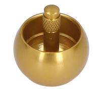 ZJchao Giroscopio, Giroscopio de Acero Inoxidable con Juguetes de Escritorio de 2 Piezas para Juguete (Gold)