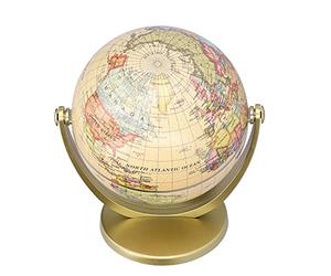 ZJchao Globo Terráqueo Giratorio De Escritorio, Globo De Geografía Herramienta Didáctica Para Geografía Terrestre Incorpora La última Tecnología De Dibujo Para El Hogar, La Escuela Y La Oficina