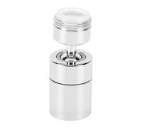ZJchao Grifo Giratorio de Cocina, Aireador para Fregadero con Doble Función, Adaptador de Rociador, Ángulo Ajustable para Lavado en Cocina o Baño (360 grados)