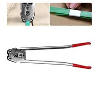 ZJchao Herramienta Manual para Correas, Alicates para Engarzar Flejes - Herramienta Manual para Correas de Plástico PP PET, Sellador Empacador de Servicio con y Construcción de Acero (rojo)
