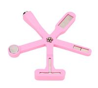 ZJchao Imán de Uñas 6 en 1, Potente Herramienta de Gel de Esmalte de Uñas Magnético Multifunción para Salón de , Kit de Diseño de Arte de Profesional Rosa con Fuerte Magnetismo