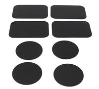 ZJchao Imanes Adhesivos Parches 8PCS Placas de Metal Etiqueta Autoadhesiva para Soporte Magnético para Teléfono de Coche - Revestimiento de Hierro Inoxidable - Compatibilidad Universal con