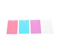 ZJchao Insignia Borrable Nota Insignia Reutilizable Bloc de Notas Badge Buddy 4 Piezas Clip de Silicona Vertical para Limpiar con un Paño 1000 Más Reescrituras con Toallitas con Alcohol (4 piezas