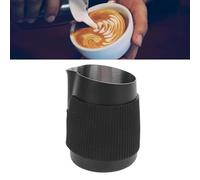 ZJchao Jarra para Espumar Leche de Acero Inoxidable Escala de 420 Ml Fácil Limpieza Aislamiento Al Vacío de Doble Pared para Cafetería Latte Art Capuchino Chocolate Caliente de