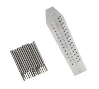 ZJchao Jewelers Watchmakers Tap and Die Set de Acero Inoxidable 14 Tamaños para Reparar Relojes y Joyas