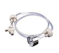 ZJchao - Juego de 1 Sistema generador de CO2 con manómetro, Tanque plantado de Acuario de Bricolaje, Sistema de CO2, válvula de Tubo Profesional, Kit de Botella