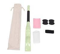 ZJchao Juego de Estiramiento de pie de Ballet de Madera con Bolsa, reforzador de Moldeador de Empeine, Banda elástica para Yoga, gimnastas, Ballet, Bailarinas Latinas del Vientre
